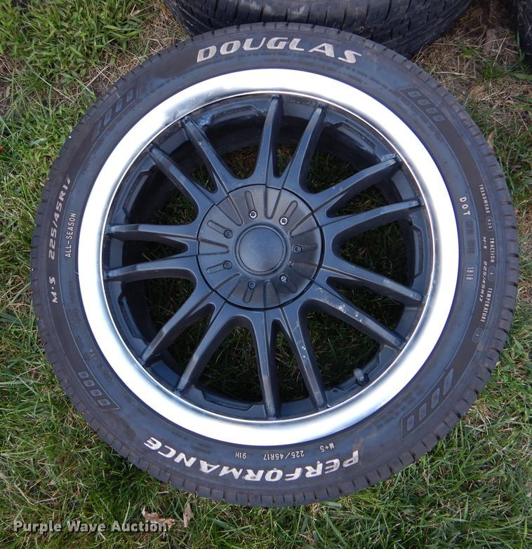 image for item FI9659 (4) Douglas Performance 225/45R17 tires and wheels
