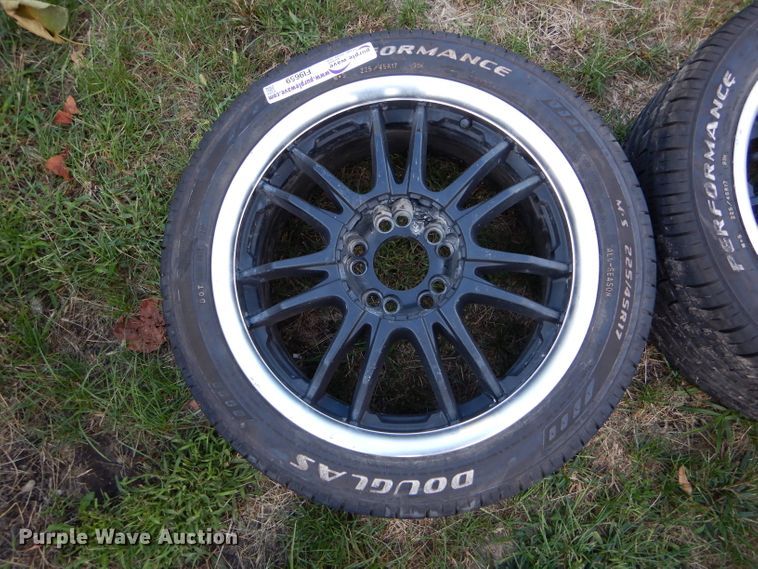 image for item FI9659 (4) Douglas Performance 225/45R17 tires and wheels