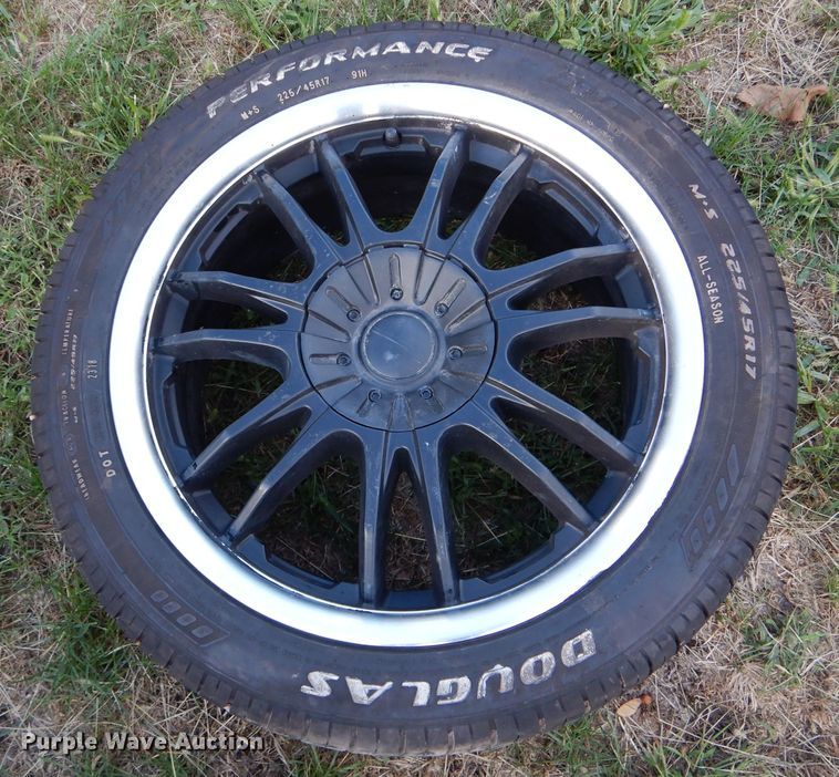 image for item FI9659 (4) Douglas Performance 225/45R17 tires and wheels