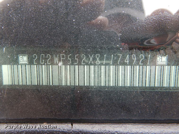 image for item FI9676 2008 Pontiac Grand Prix