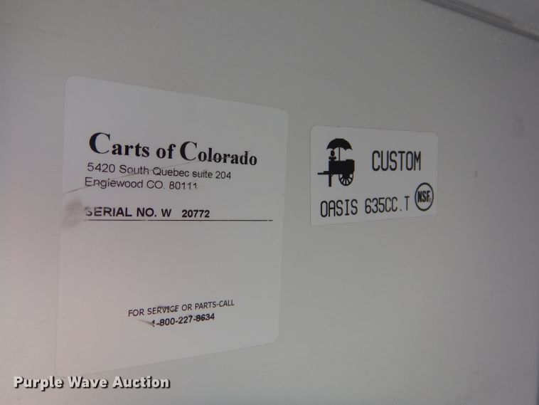 image for item FI9696 2005 Club Car food/beverage cart