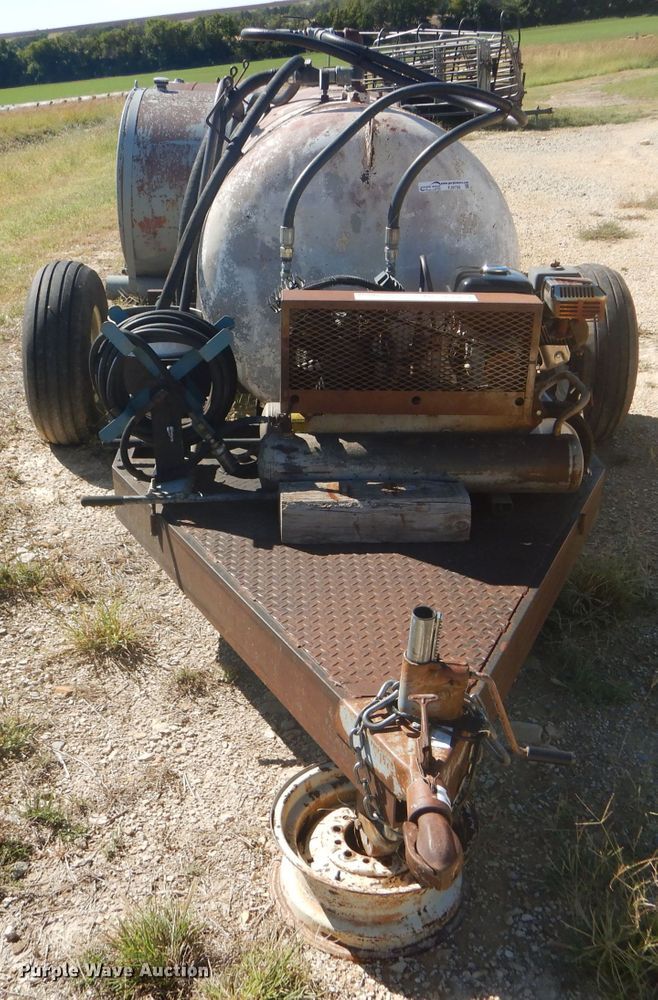 image for item FJ9758 Shop built used oil reclamation trailer