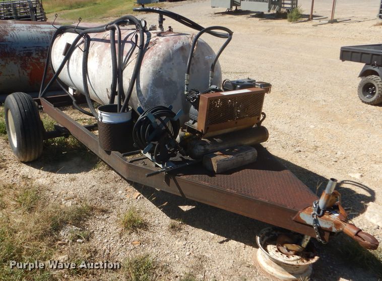 image for item FJ9758 Shop built used oil reclamation trailer