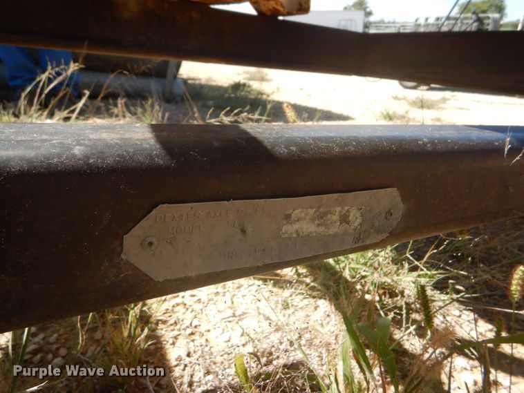 image for item FJ9758 Shop built used oil reclamation trailer