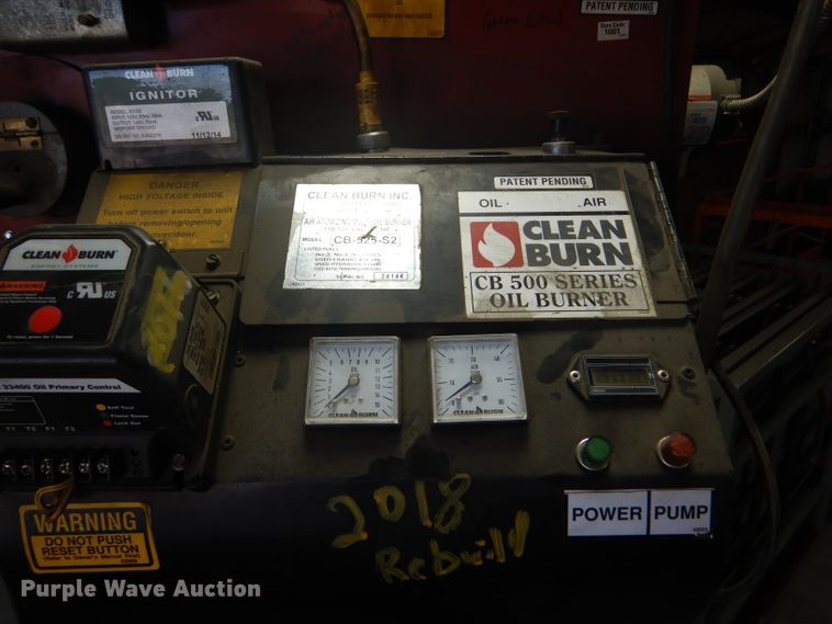 image for item FJ9759 Clean Burn CB1400 waste oil furnace