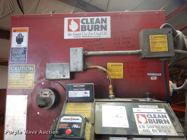 image for item FJ9759 Clean Burn CB1400 waste oil furnace