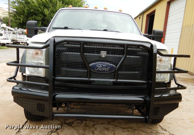 image for item FK9766 2014 Ford F550 Crew Cab flatbed truck