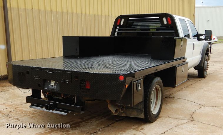 image for item FK9766 2014 Ford F550 Crew Cab flatbed truck