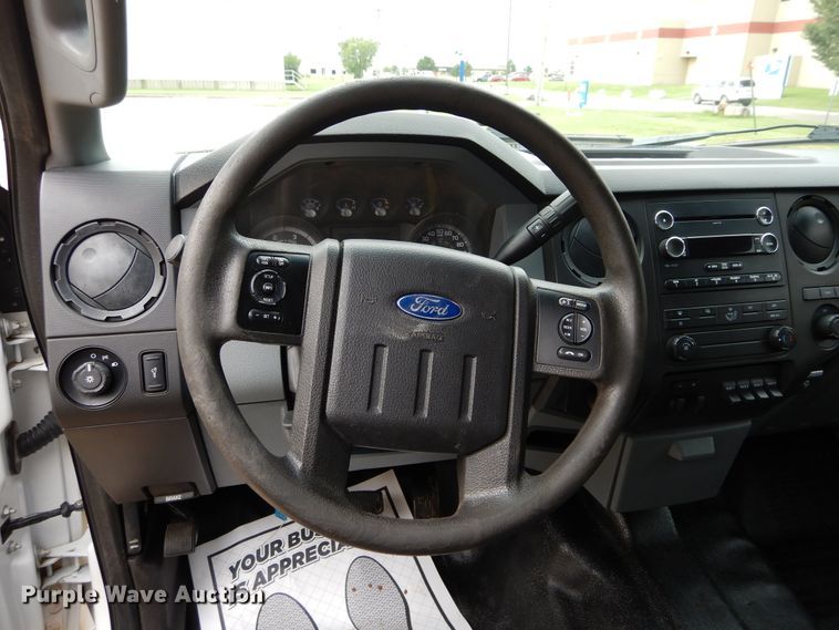 image for item FK9766 2014 Ford F550 Crew Cab flatbed truck