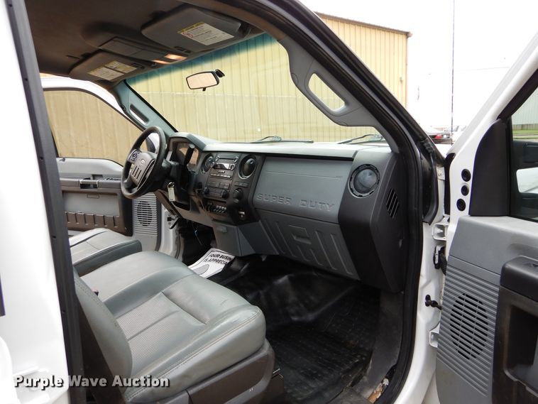 image for item FK9766 2014 Ford F550 Crew Cab flatbed truck