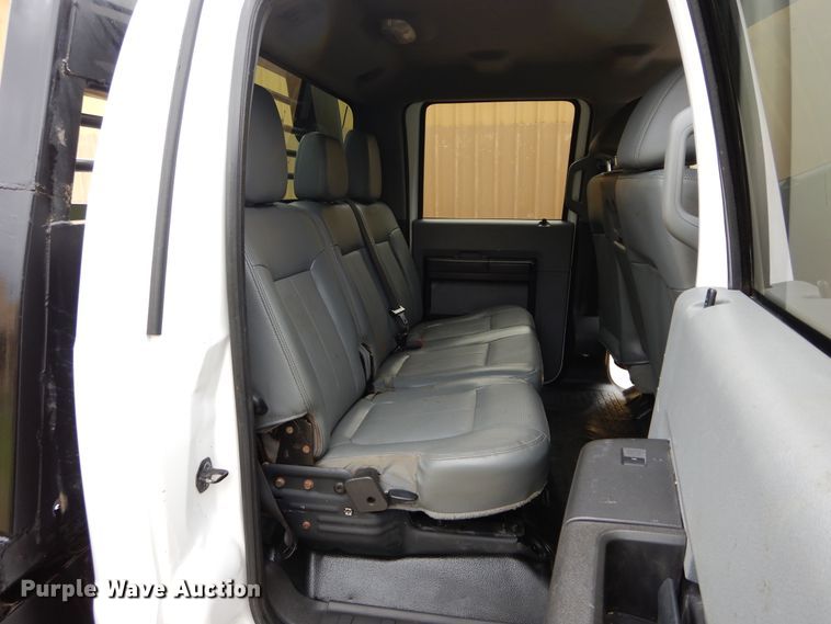image for item FK9766 2014 Ford F550 Crew Cab flatbed truck