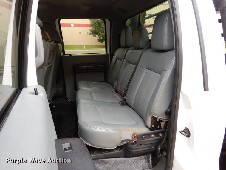 image for item FK9766 2014 Ford F550 Crew Cab flatbed truck