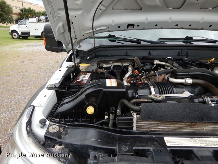 image for item FK9766 2014 Ford F550 Crew Cab flatbed truck