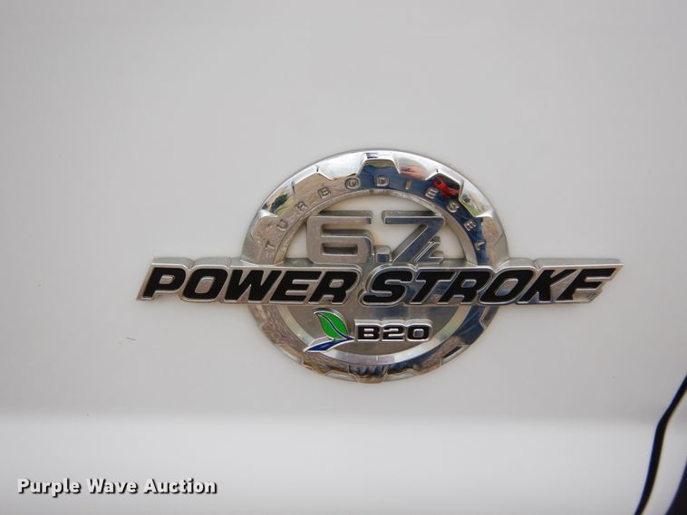 image for item FK9766 2014 Ford F550 Crew Cab flatbed truck