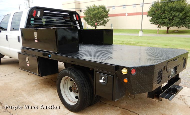 image for item FK9766 2014 Ford F550 Crew Cab flatbed truck