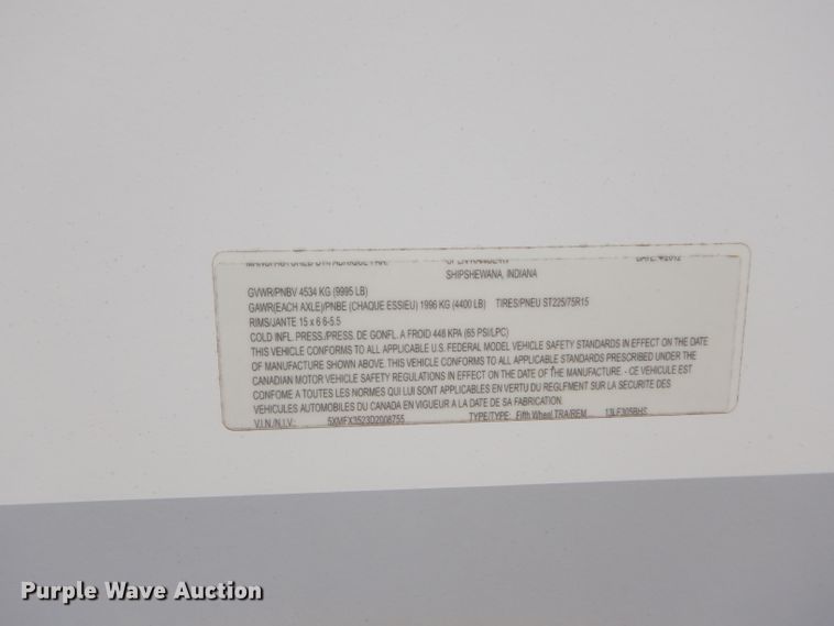 image for item FK9823 2013 Open Range Light camper