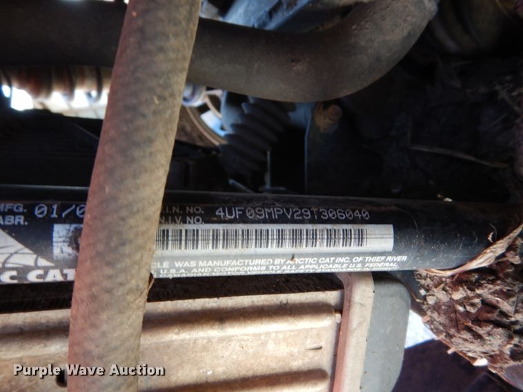 image for item FU9507 2009 Artic Cat Prowler XTZ utility vehicle