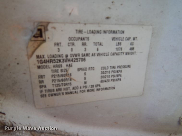 image for item FU9705 1997 Buick LeSabre