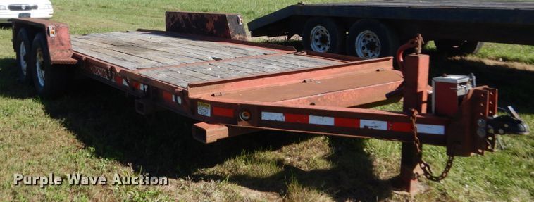 image for item FU9711 2001 Towmaster T-12T tilt deck equipment trailer