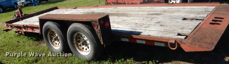 image for item FU9711 2001 Towmaster T-12T tilt deck equipment trailer