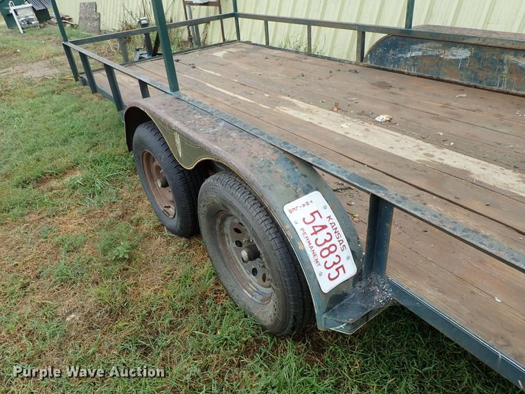 image for item GA9838 2002 Tex-Mex utility trailer