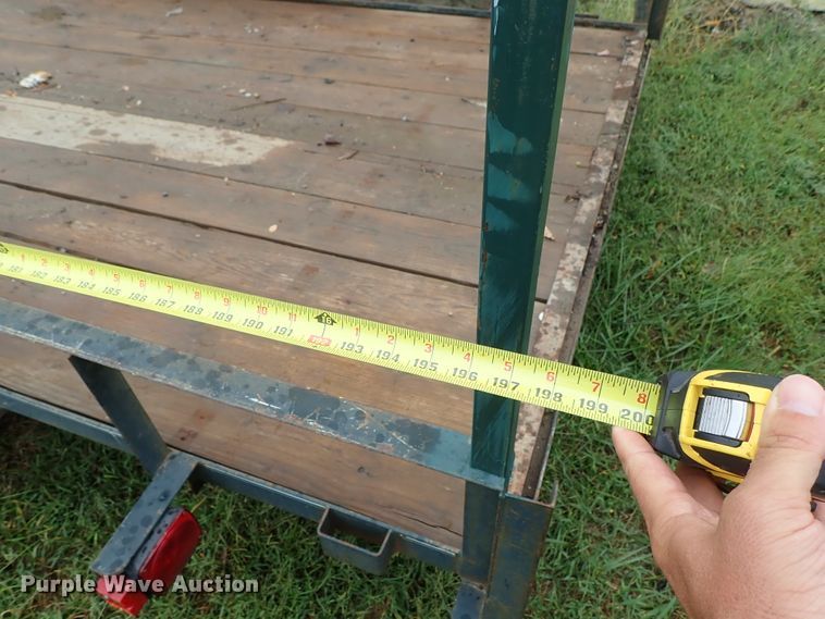 image for item GA9838 2002 Tex-Mex utility trailer