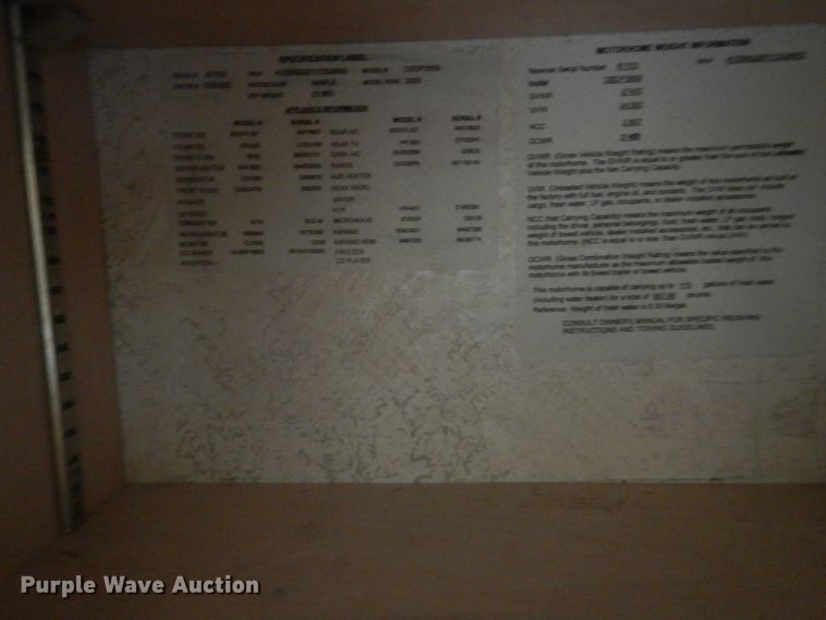 image for item GC9565 2000 Newmar Dutch Star RV