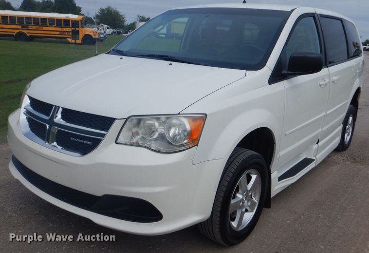 image for item GC9571 2012 Dodge Grand Caravan handicap accessible mini van