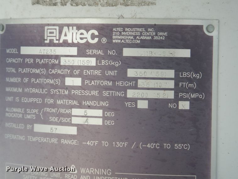 image for item GC9575 2012 Ford F550 Super Duty bucket truck