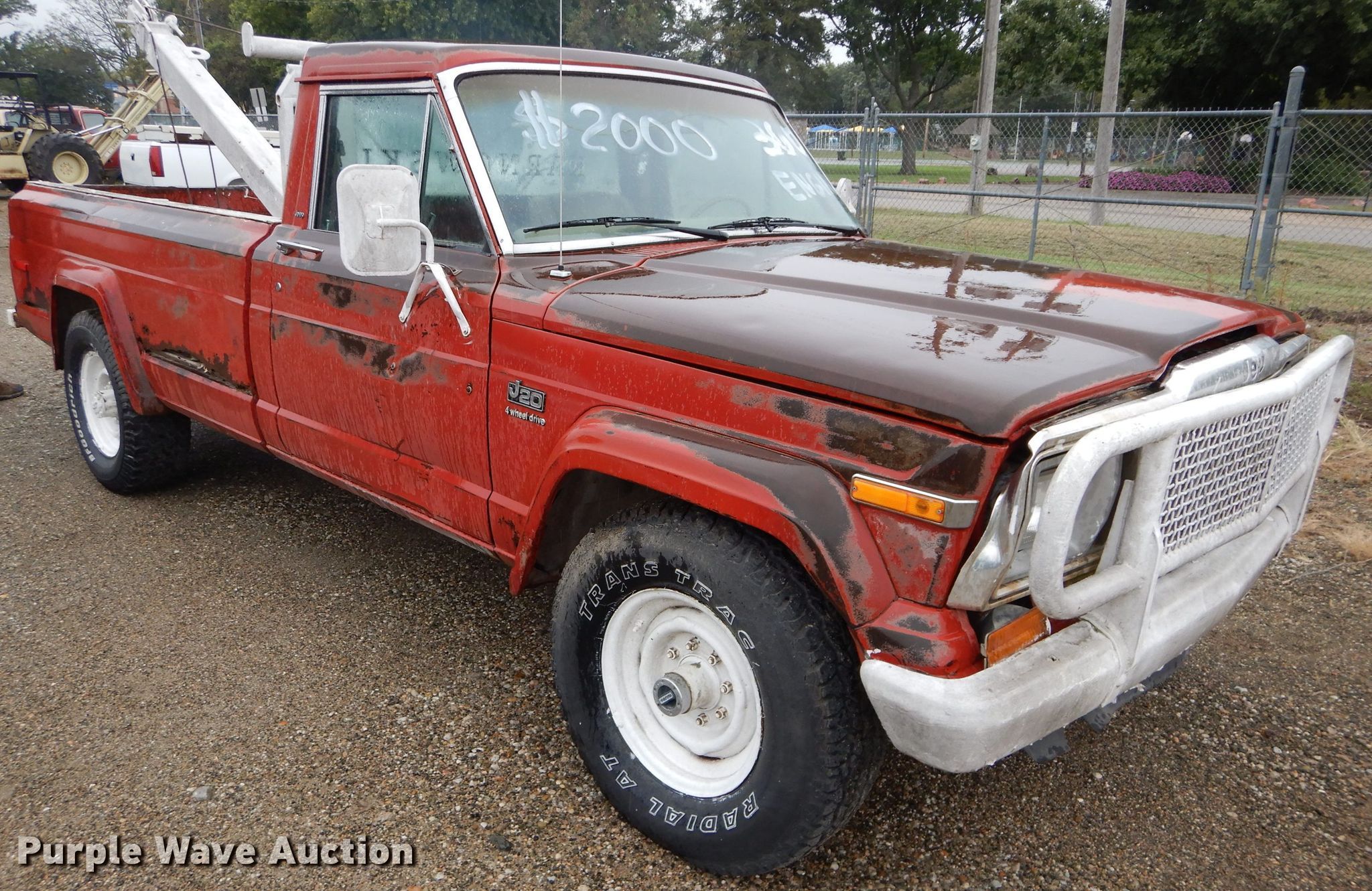 1982 Jeep J20 pickup truck in Wamego, KS Item DH2613 sold Purple Wave