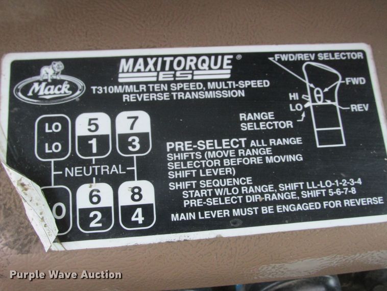 image for item DA8332 2004 Mack Granite dump truck