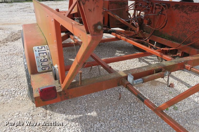 image for item DB10184 1997 Stewart & Stevenson GE93 reel trailer