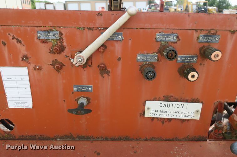 image for item DB10184 1997 Stewart & Stevenson GE93 reel trailer