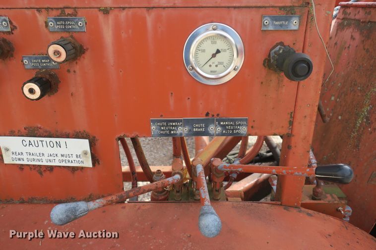 image for item DB10184 1997 Stewart & Stevenson GE93 reel trailer