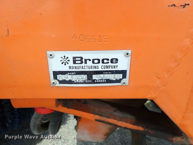 image for item DB7682 2009 Broce RJT350 broom