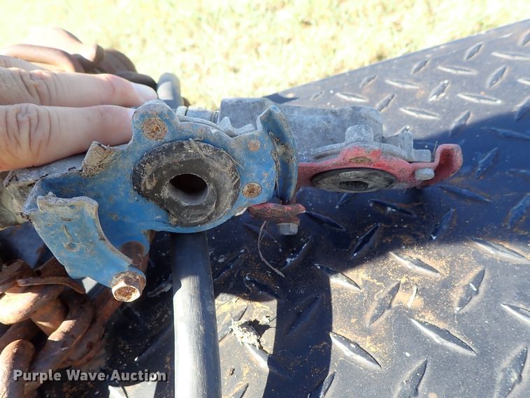 image for item DB7699 1993 shop built end dump pup trailer