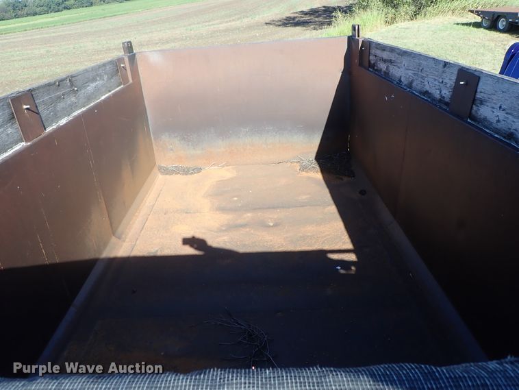 image for item DB7699 1993 shop built end dump pup trailer