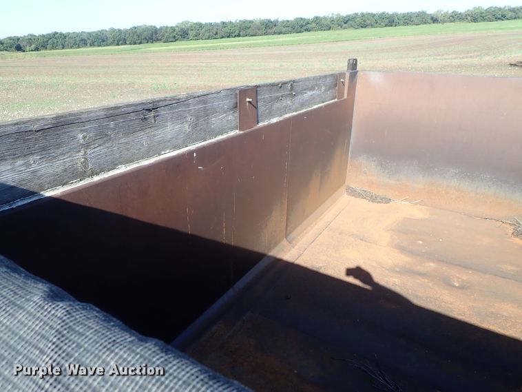 image for item DB7699 1993 shop built end dump pup trailer