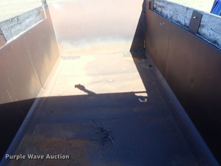 image for item DB7699 1993 shop built end dump pup trailer