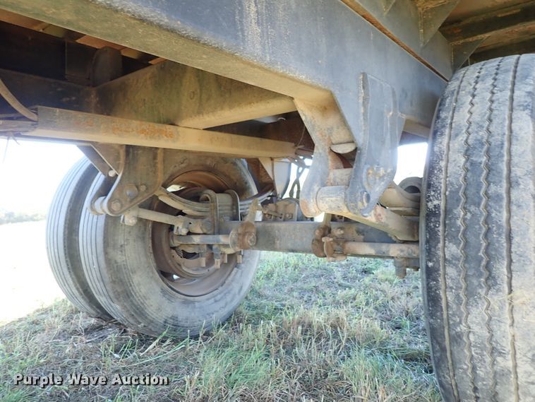 image for item DB7699 1993 shop built end dump pup trailer