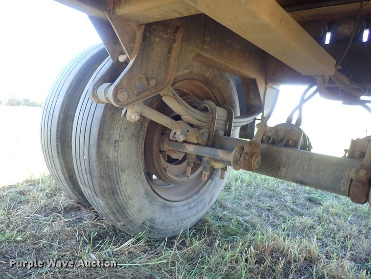 image for item DB7699 1993 shop built end dump pup trailer