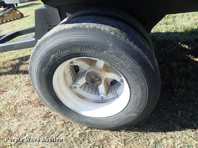 image for item DB7699 1993 shop built end dump pup trailer