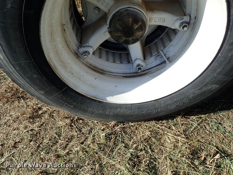 image for item DB7699 1993 shop built end dump pup trailer