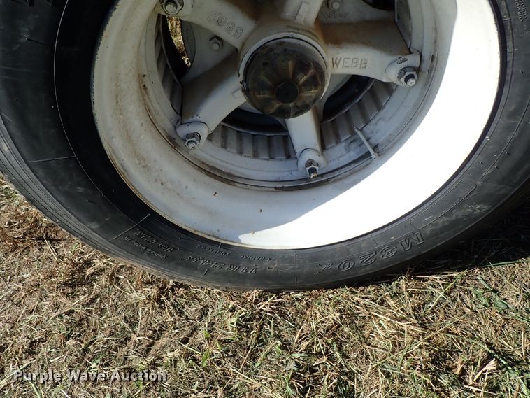 image for item DB7699 1993 shop built end dump pup trailer