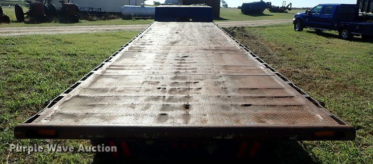 image for item DB7704 1978 Landoll drop tilt deck equipment trailer