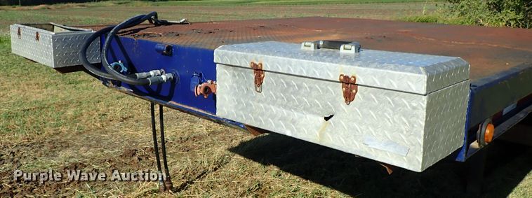 image for item DB7704 1978 Landoll drop tilt deck equipment trailer