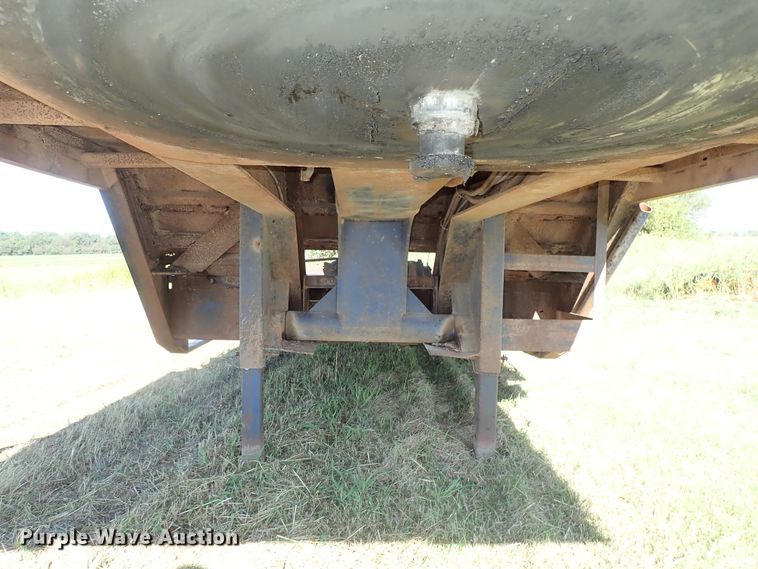 image for item DB7704 1978 Landoll drop tilt deck equipment trailer