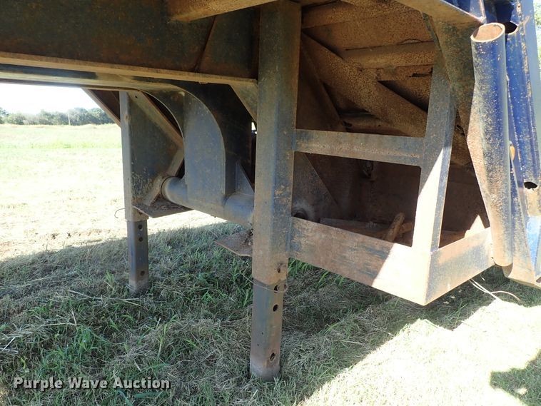 image for item DB7704 1978 Landoll drop tilt deck equipment trailer
