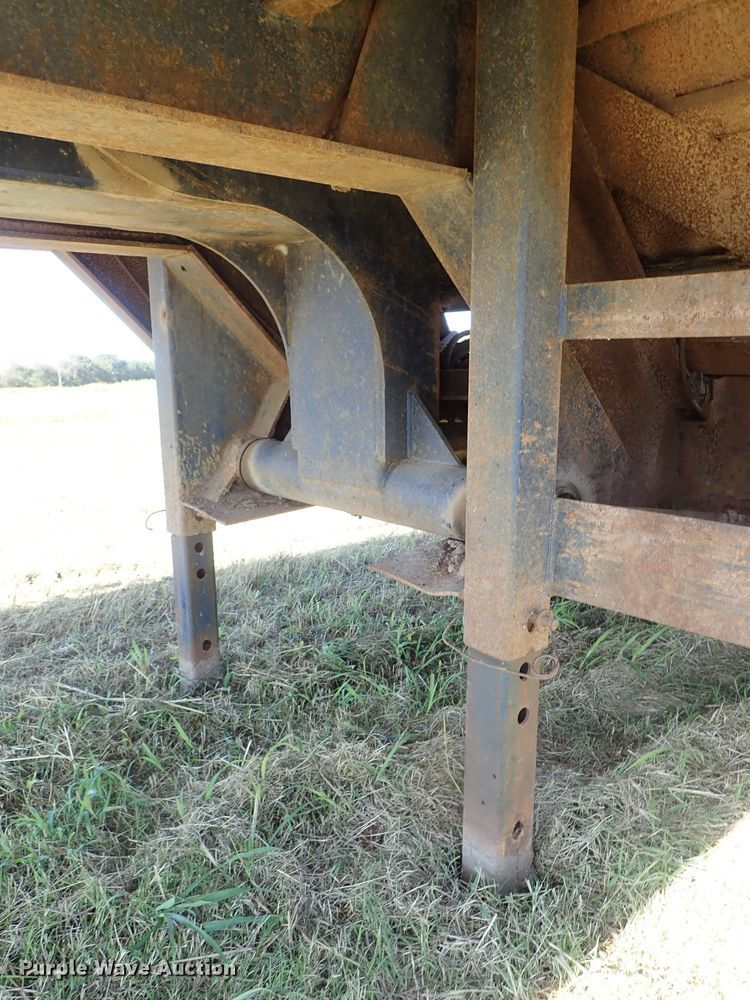 image for item DB7704 1978 Landoll drop tilt deck equipment trailer