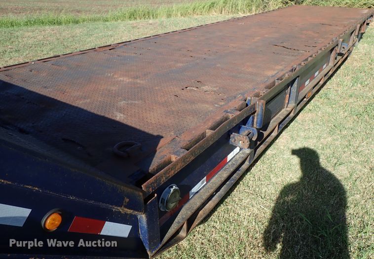 image for item DB7704 1978 Landoll drop tilt deck equipment trailer